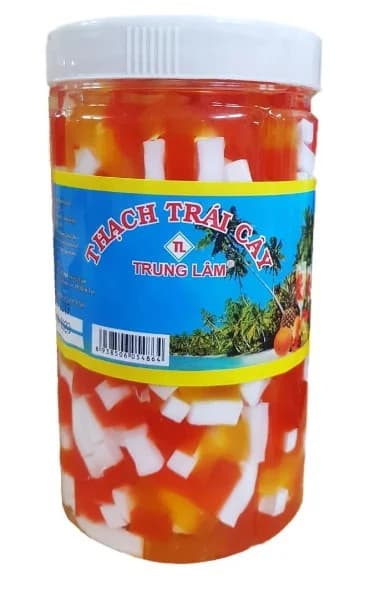 Thạch rau câu cắt nhỏ
