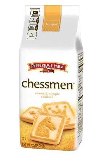 Bánh quy bơ Chessmen 206gr
