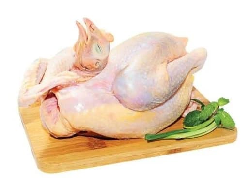 Gà già làm sạch