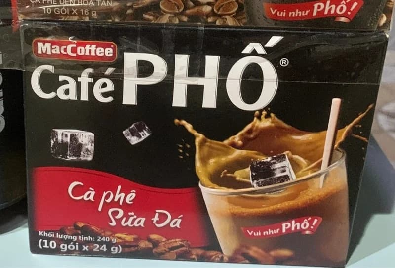 Cafe Phố sữa hộp