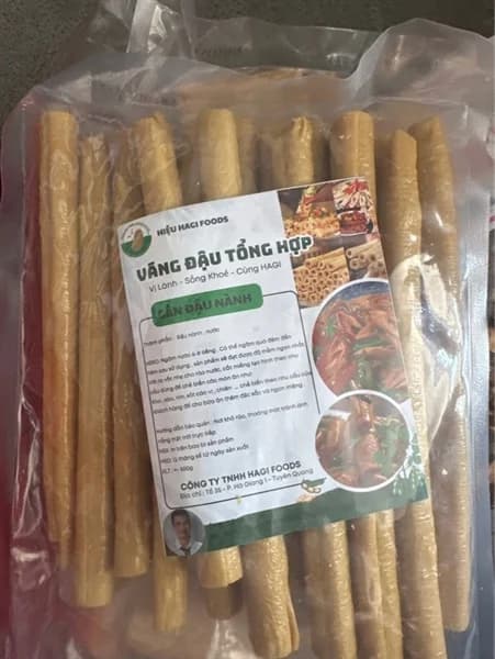 Váng đậu tổng hợp gân đậu nành 500g