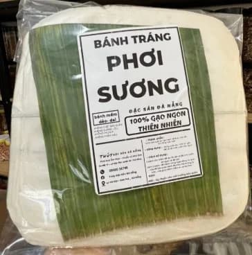 Bánh tráng cuốn (gói lá chuối)