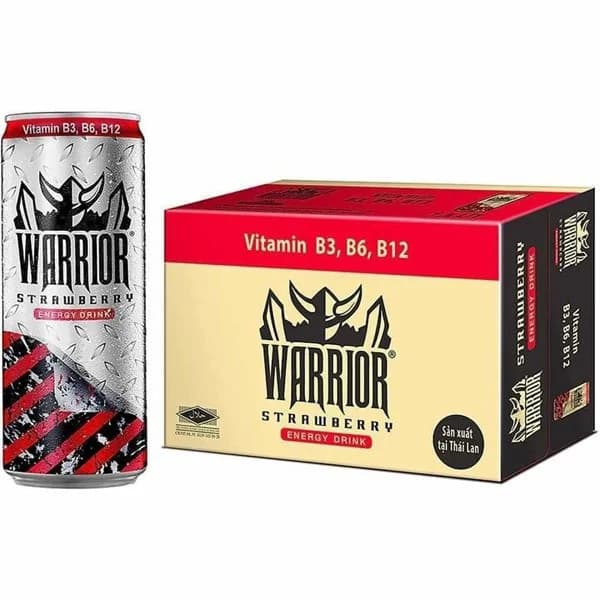 Nước tăng lực Warrior lon 325ml