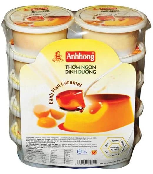 Bánh flan ánh hồng 54gr