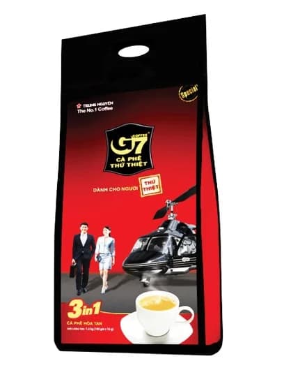 Cà phê G7 3in1 bịch 100 gói x 16g