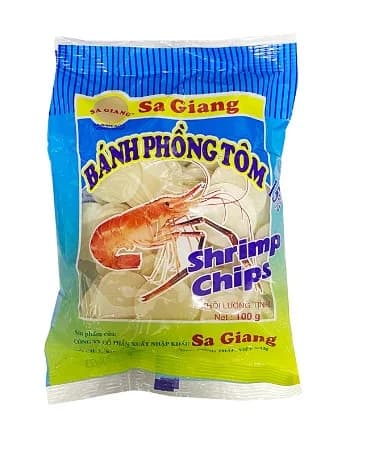 Bánh phồng tôm mini Sa Giang 100gr