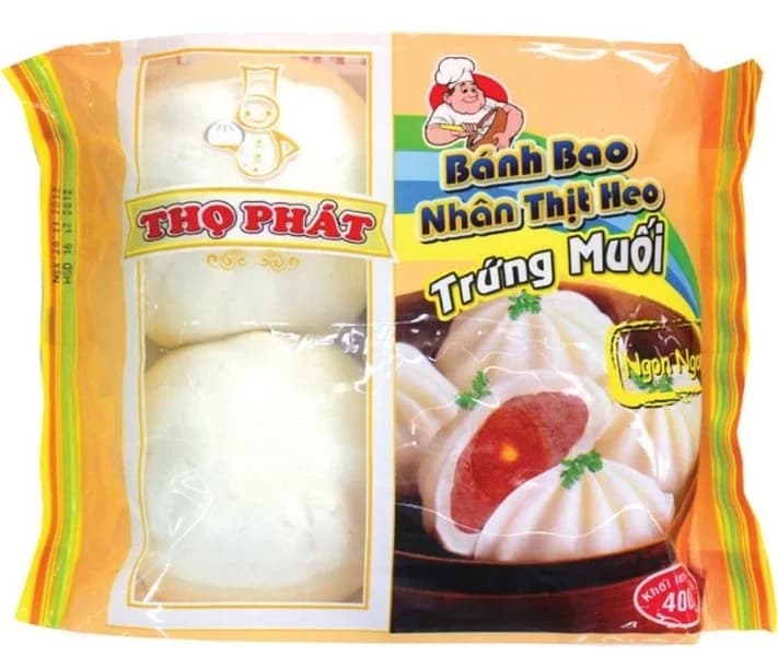 Bánh bao Thọ Phát nhân thịt trứng muối 400gr