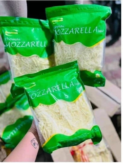 Phô mai Mozzarella bào sợi 1kg / Bịch