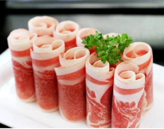 Ba rọi heo cắt lát mỏng cuộn