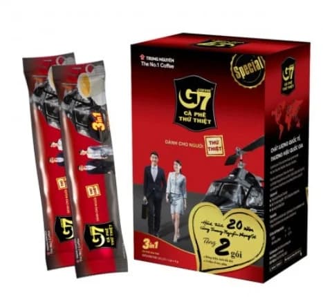 Cafe đen hòa tan G7 15 gói x 2 gam