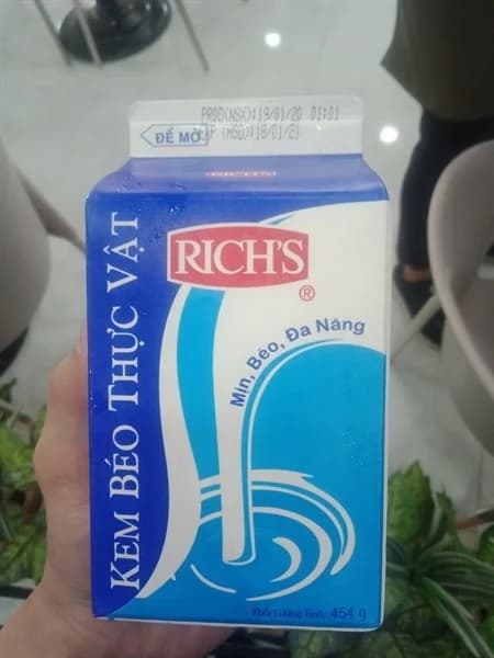 Rich kem béo thực vật 454g
