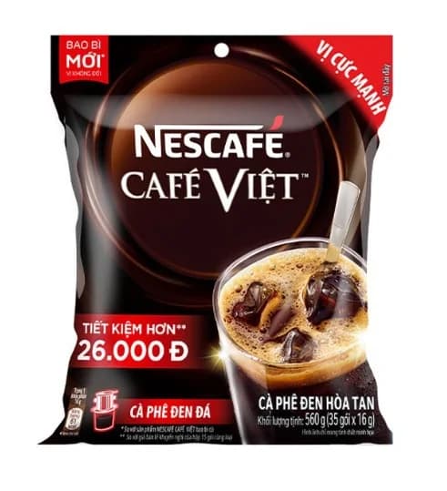 Café đen Nestle (Bịch lớn)