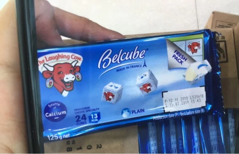 Phô mai Belcube truyền thống 125gr 24 viên