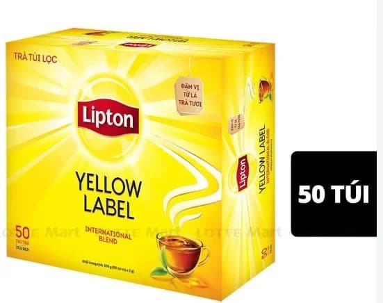 Trà Lipton vàng 50 gói2g