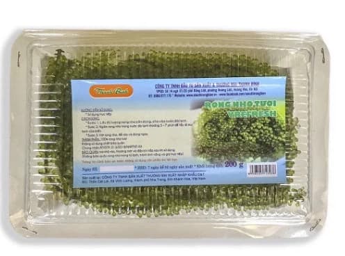 Rong nho tươi hộp 260gr