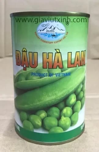 Đậu hà lan hạt lon