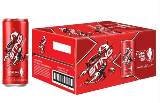 Nước ngọt Sting 24 lon/ thùng