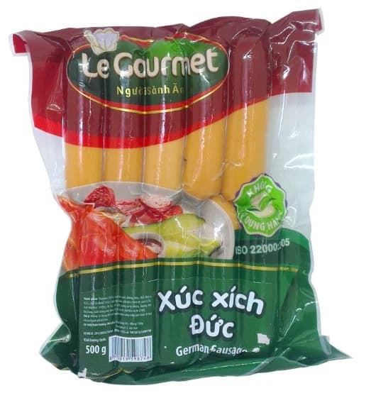 Xúc xích đức 500gr