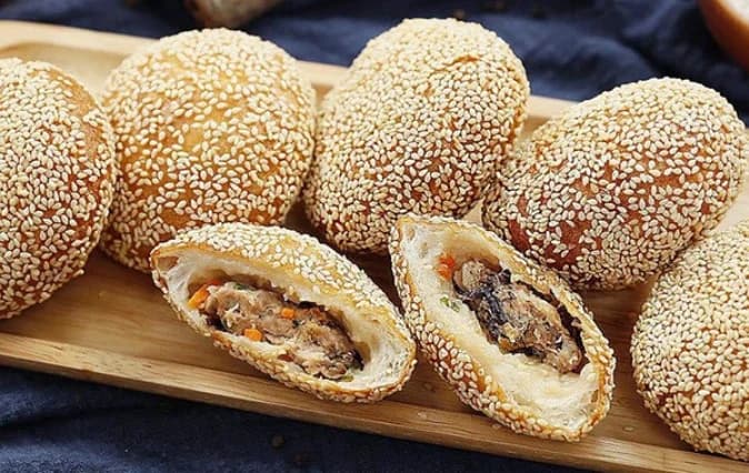 Bánh tiêu nhân thịt