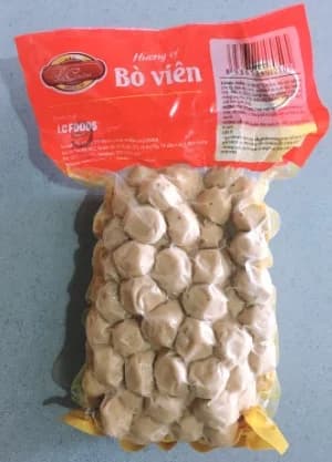 Bò viên bịch 0.5kg