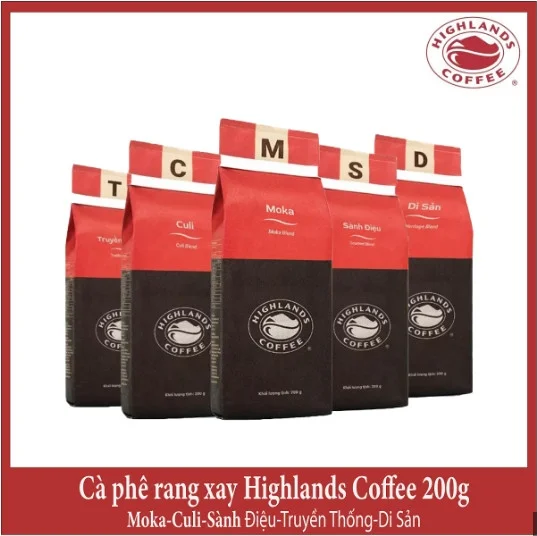 Cafe rang xay truyền thống Highlands 200gr