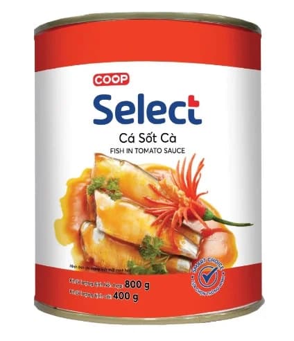 Cá hộp sốt cà Select 800gr