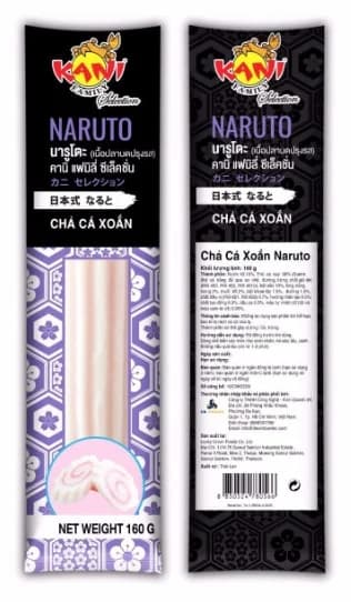 Chả cá xoắn Naruto