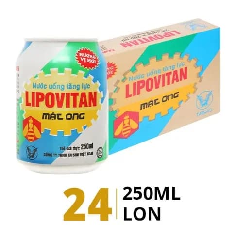 Tăng lực Lipovitan 250ml thùng 24 lon