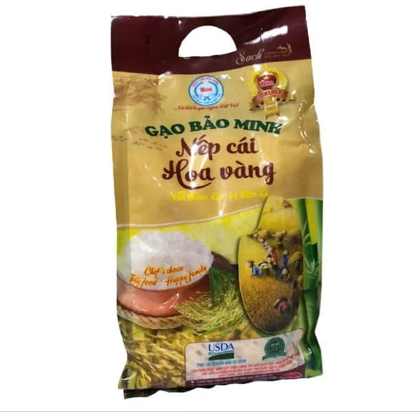 Gạo nếp Bảo Minh túi 1kg