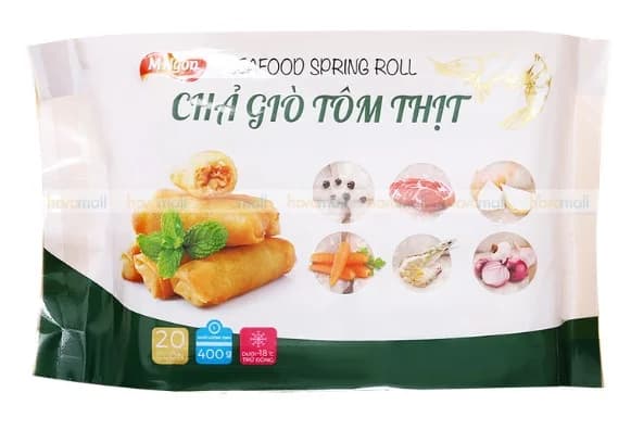 Chả Giò Tôm Thịt 400gr/Bịch