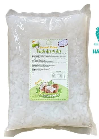 Thạch dừa màu trắng