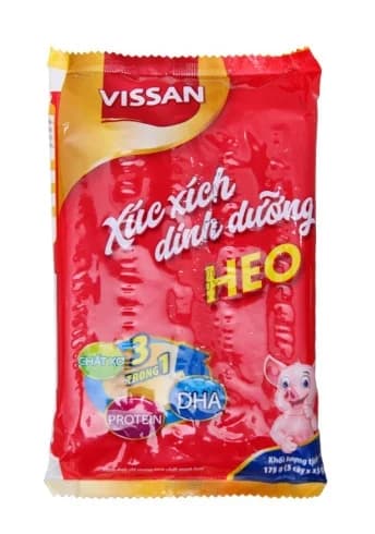 Xúc xích visan 5 cây x 35gr/ gói