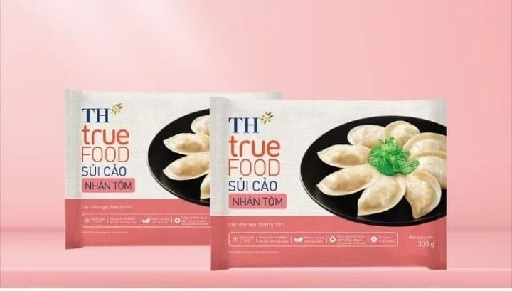 Sủi cảo nhân tôm TH True 300g