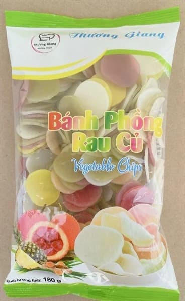 Bánh phồng tôm rau củ 100g