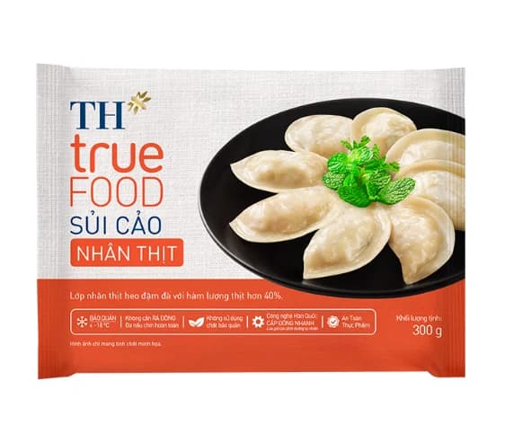 Sủi cảo nhân thịt TH True 300g