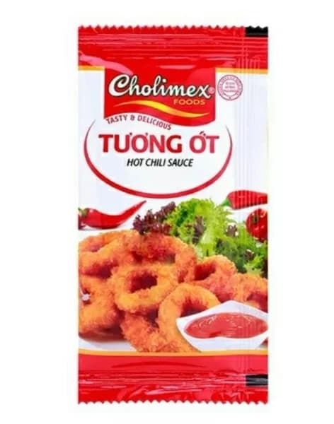 Tương ớt gói 10gr Cholimex