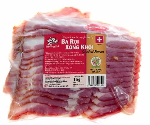 Bacon ( Ba rọi xông khói)