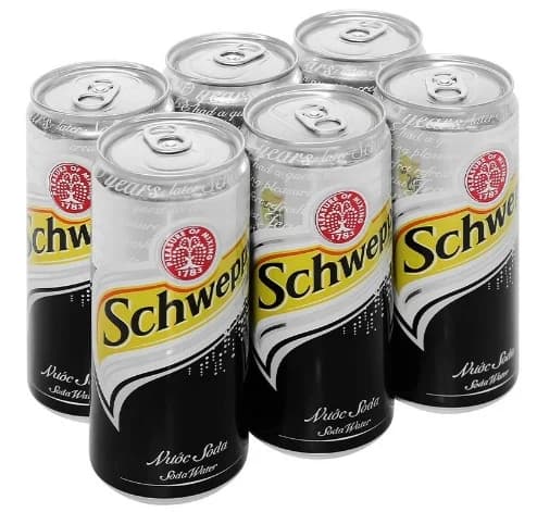 Nước Soda Schweppes 330ml đen