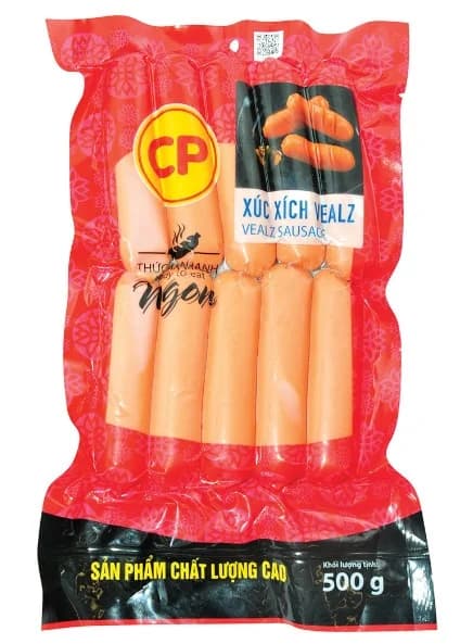 Xúc xích tươi CP 500gr/bịch