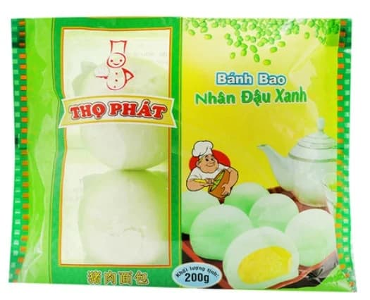 Bánh bao nhân đậu xanh