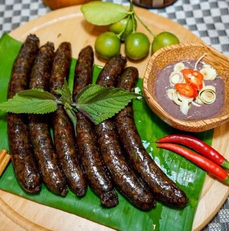 Dồi dê nướng sẵn