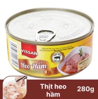 Thịt hộp heo hầm VISAN 280gr