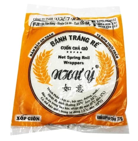 Bánh tráng rế cuốn chả giò