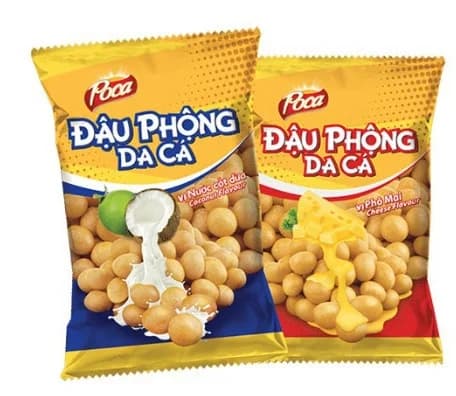 Đậu phộng da cá nước cốt dừa Poca 30gr
