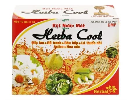 Bột nước mát Herbacool 10 gói* 7gr
