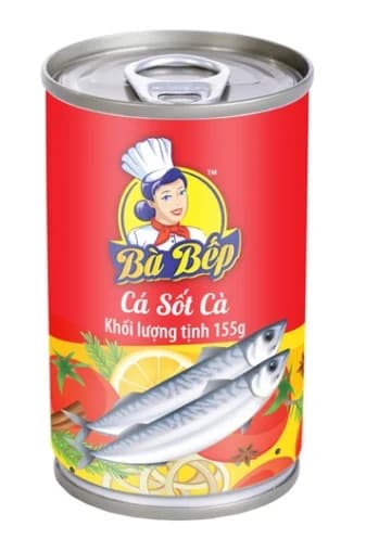 Cá hộp sốt cà bà bếp 155gr