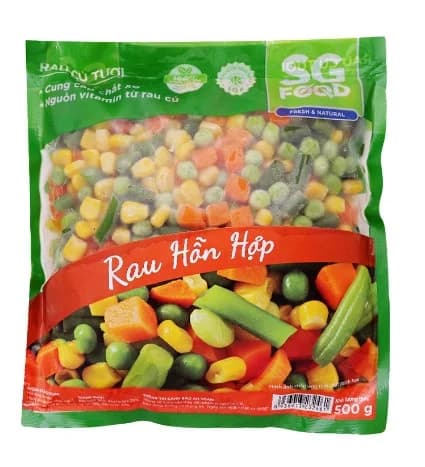 Rau củ quả cắt sẵn Coop 500gr/Bịch