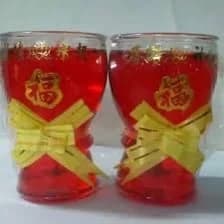 Đèn cầy ly trung cao 8cm