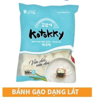 Bánh gạo Hàn Quốc dạng lát 500g