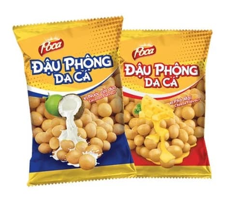 Đậu phộng da cá nước cốt dừa Poca 95gr